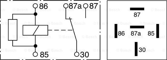 BOSCH 0 332 209 159 - Relė, pagrindinė srovė onlydrive.pro