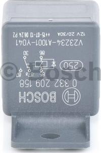 BOSCH 0 332 209 158 - Relė, pagrindinė srovė onlydrive.pro