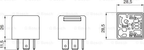 BOSCH 0 332 209 204 - Relay, main current onlydrive.pro