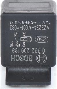 BOSCH 0 332 209 138 - Relė, pagrindinė srovė onlydrive.pro