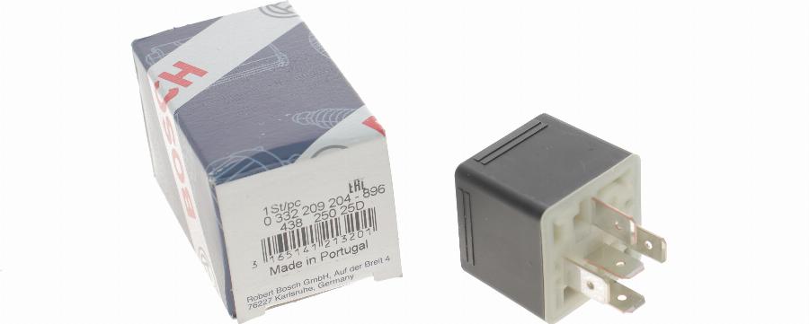 BOSCH 0 332 209 204 - Relė, pagrindinė srovė onlydrive.pro