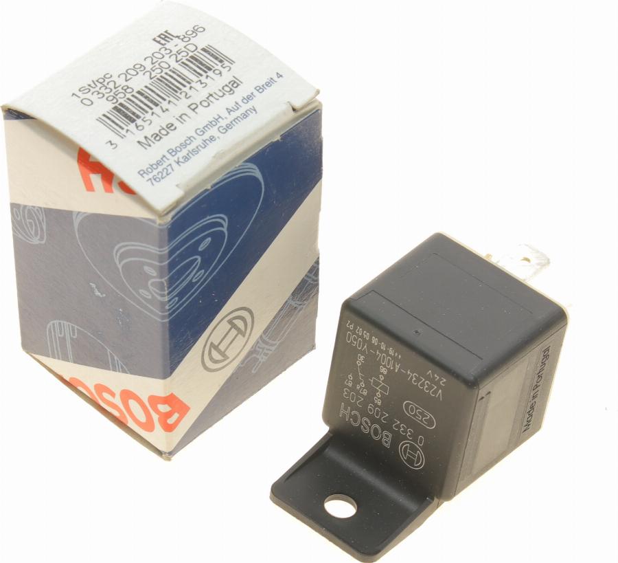 BOSCH 0 332 209 203 - Relay, main current onlydrive.pro
