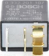 BOSCH 0 332 201 107 - Relė, kaitinimo žvakių sistema onlydrive.pro