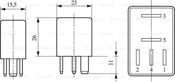 BOSCH 0 332 201 107 - Relay, glow plug system onlydrive.pro