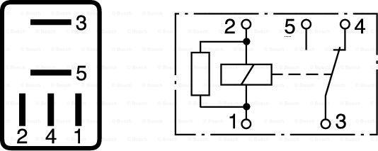 BOSCH 0 332 201 107 - Relay, glow plug system onlydrive.pro