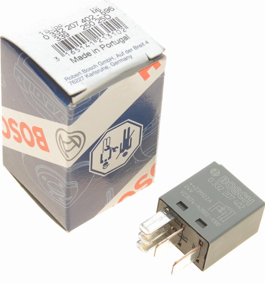 BOSCH 0 332 207 402 - Relay, main current onlydrive.pro