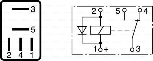 BOSCH 0 332 207 402 - Relay, main current onlydrive.pro