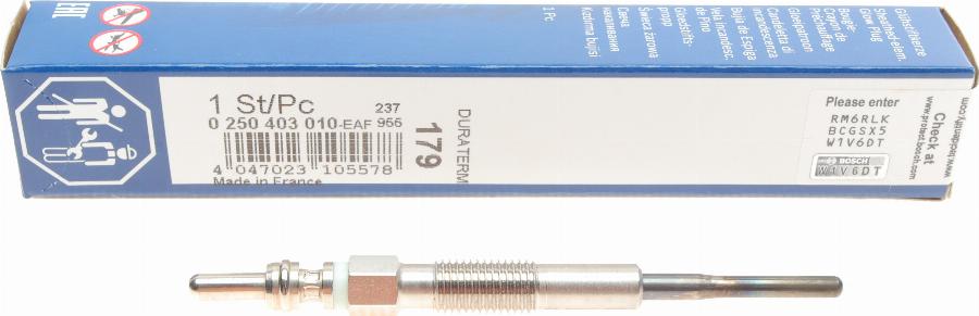 BOSCH 0 250 403 010 - Glow Plug onlydrive.pro