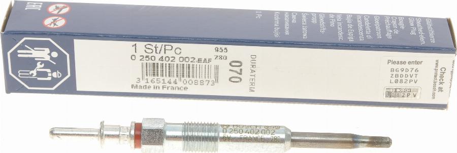 BOSCH 0 250 402 002 - Glow Plug onlydrive.pro