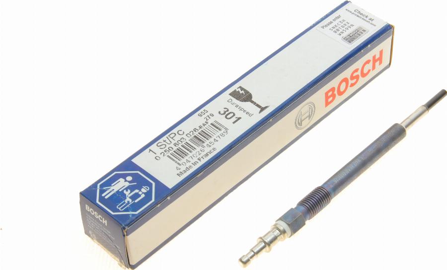BOSCH 0 250 603 026 - Glow Plug onlydrive.pro
