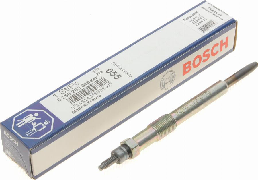 BOSCH 0 250 202 048 - Hõõgküünal onlydrive.pro