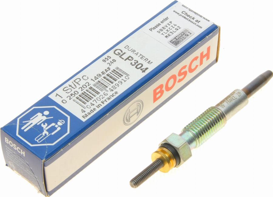 BOSCH 0 250 202 149 - Kvēlsvece onlydrive.pro