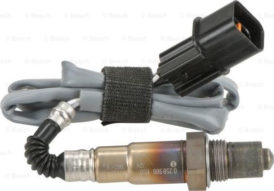 BOSCH 0 258 986 650 - Oxygen, Lambda Sensor onlydrive.pro