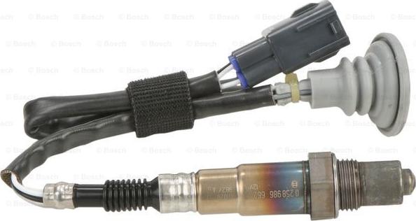 BOSCH 0 258 986 662 - Oxygen, Lambda Sensor onlydrive.pro