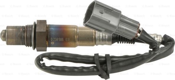 BOSCH 0 258 986 618 - Oxygen, Lambda Sensor onlydrive.pro