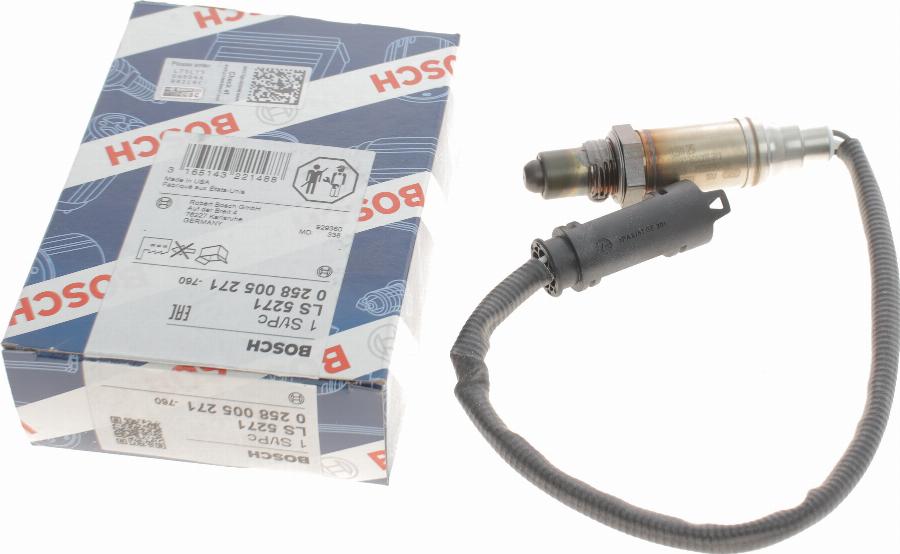 BOSCH 0 258 005 271 - Oxygen, Lambda Sensor onlydrive.pro