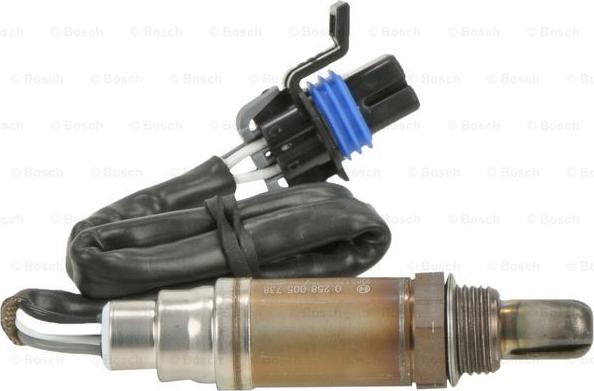 BOSCH 0 258 005 738 - Oxygen, Lambda Sensor onlydrive.pro