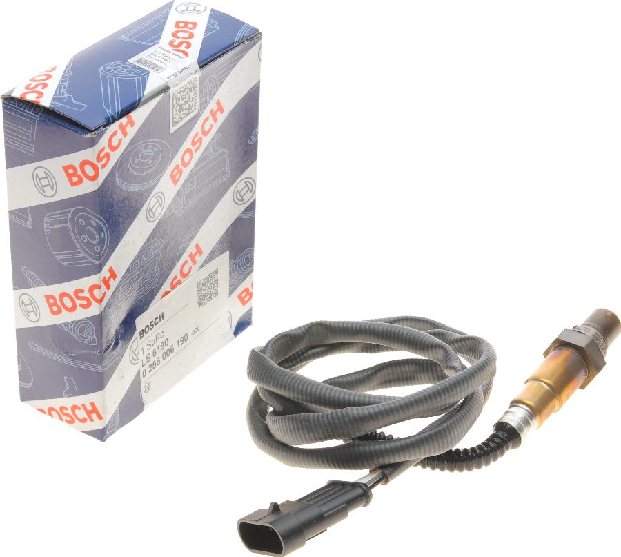 BOSCH 0 258 006 190 - Oxygen, Lambda Sensor onlydrive.pro