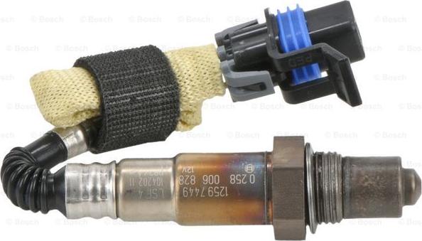 BOSCH 0 258 006 828 - Oxygen, Lambda Sensor onlydrive.pro