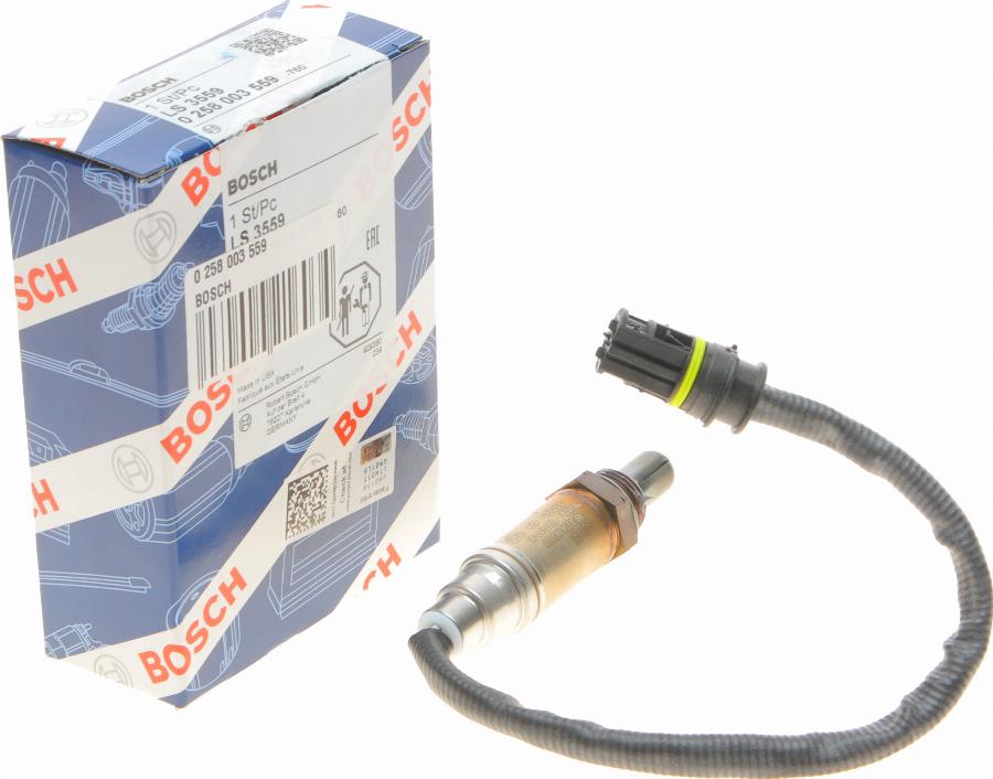 BOSCH 0 258 003 559 - Oxygen, Lambda Sensor onlydrive.pro