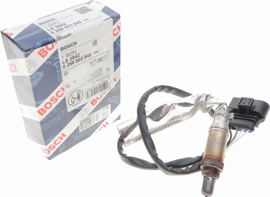 BOSCH 0 258 003 842 - Oxygen, Lambda Sensor onlydrive.pro