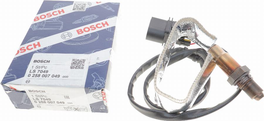 BOSCH 0 258 007 049 - Oxygen, Lambda Sensor onlydrive.pro