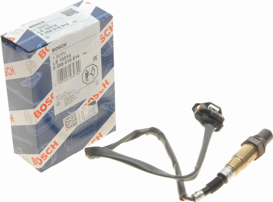 BOSCH 0 258 010 514 - Oxygen, Lambda Sensor onlydrive.pro