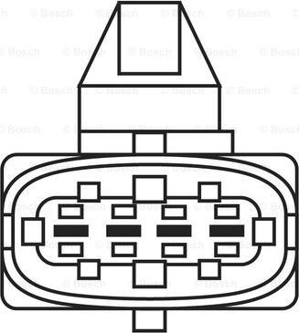 BOSCH 0 258 010 124 - Oxygen, Lambda Sensor onlydrive.pro