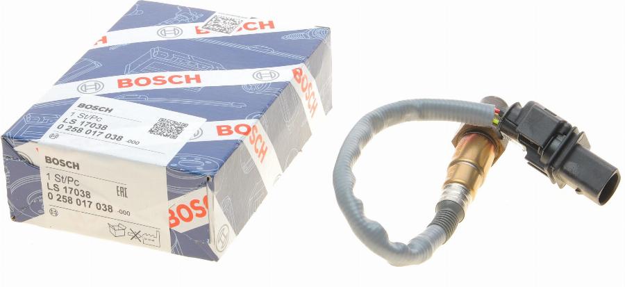 BOSCH 0 258 017 038 - Lambda zonde onlydrive.pro