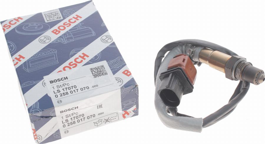 BOSCH 0 258 017 070 - Oxygen, Lambda Sensor onlydrive.pro