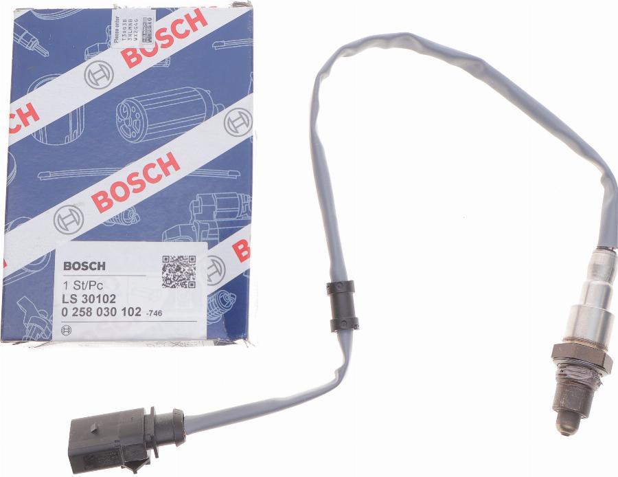 BOSCH 0 258 030 102 - Oxygen, Lambda Sensor onlydrive.pro