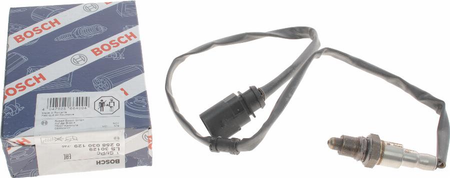 BOSCH 0 258 030 129 - Oxygen, Lambda Sensor onlydrive.pro