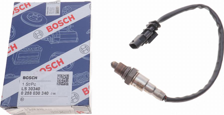 BOSCH 0 258 030 340 - Lambda zonde onlydrive.pro