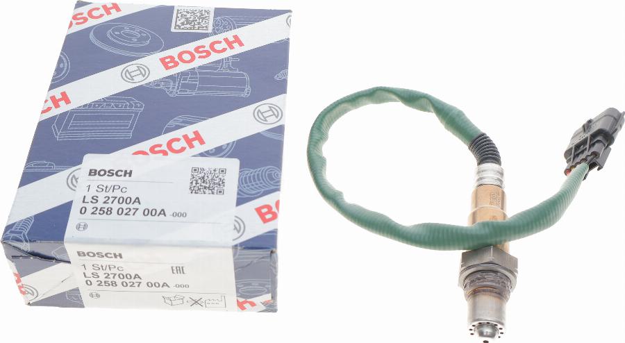 BOSCH 0 258 027 00A - Lambda jutiklis onlydrive.pro