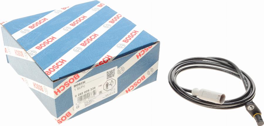 BOSCH 0 265 009 339 - Sensor, wheel speed onlydrive.pro