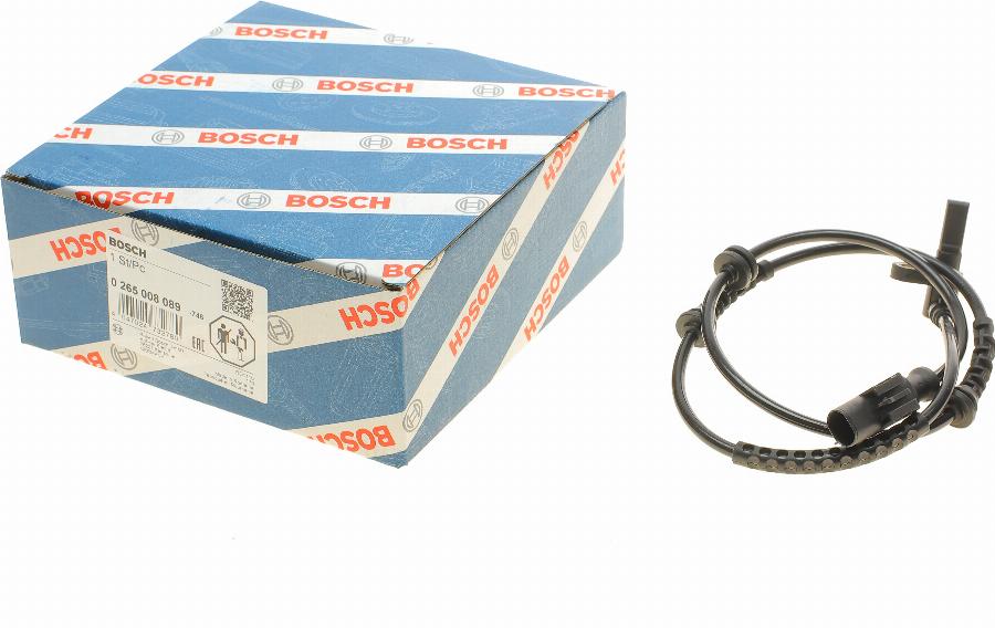 BOSCH 0 265 008 089 - Датчик ABS, частота вращения колеса onlydrive.pro