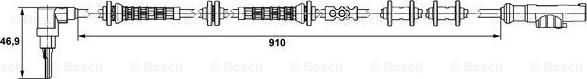 BOSCH 0 265 007 448 - Sensor, wheel speed onlydrive.pro