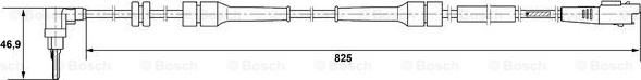 BOSCH 0 265 007 084 - Sensor, wheel speed onlydrive.pro