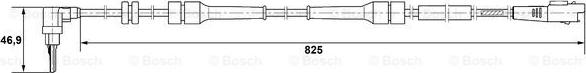 BOSCH 0 265 007 083 - Sensor, wheel speed onlydrive.pro