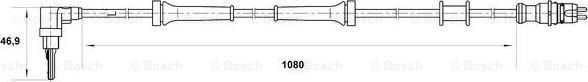 BOSCH 0 265 007 034 - Sensor, wheel speed onlydrive.pro