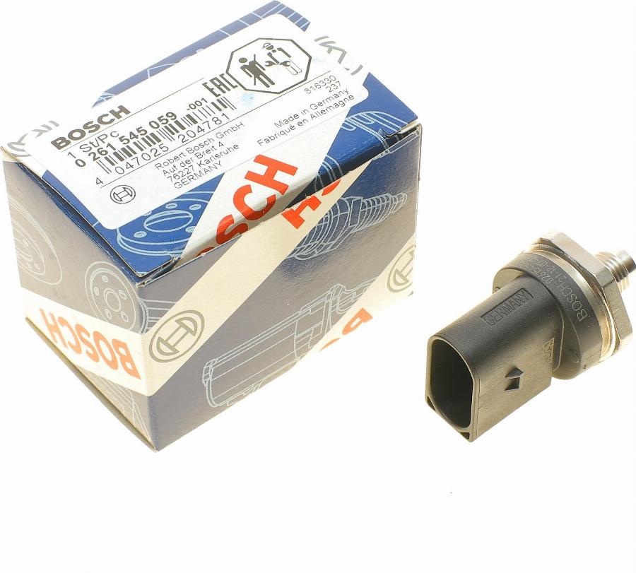 BOSCH 0 261 545 059 - Sensor, fuel pressure onlydrive.pro