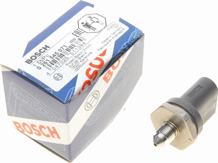 BOSCH 0 261 545 071 - Sensor, fuel pressure onlydrive.pro
