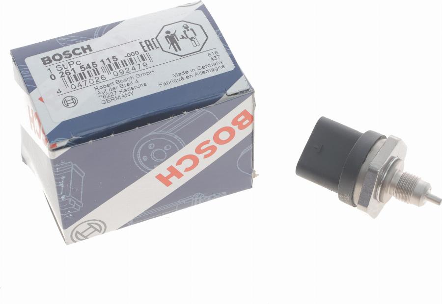 BOSCH 0 261 545 115 - Jutiklis, degalų slėgis onlydrive.pro