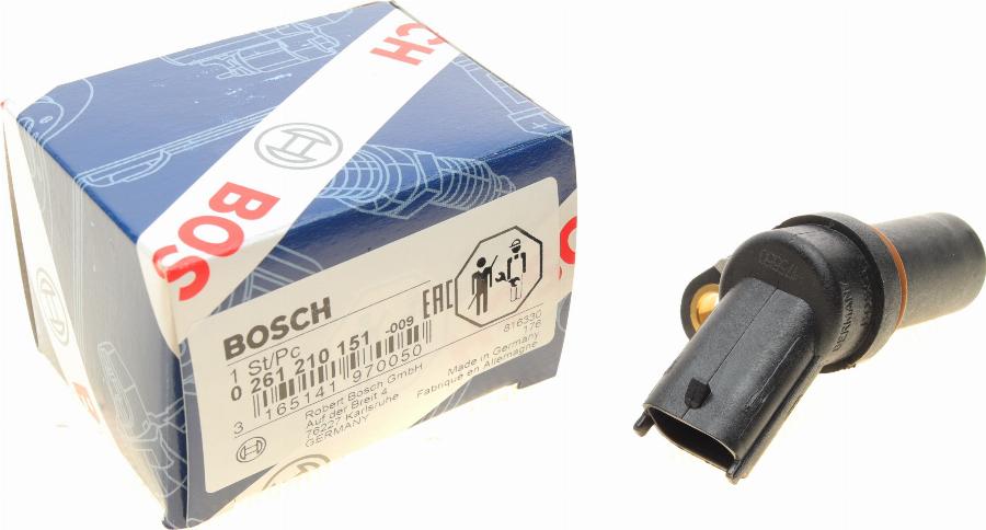 BOSCH 0 261 210 151 - Impulsu devējs, Kloķvārpsta onlydrive.pro