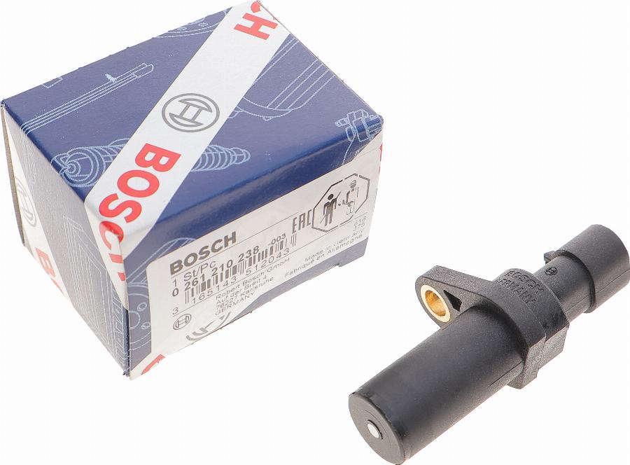 BOSCH 0 261 210 238 - Датчик импульсов, коленвал onlydrive.pro