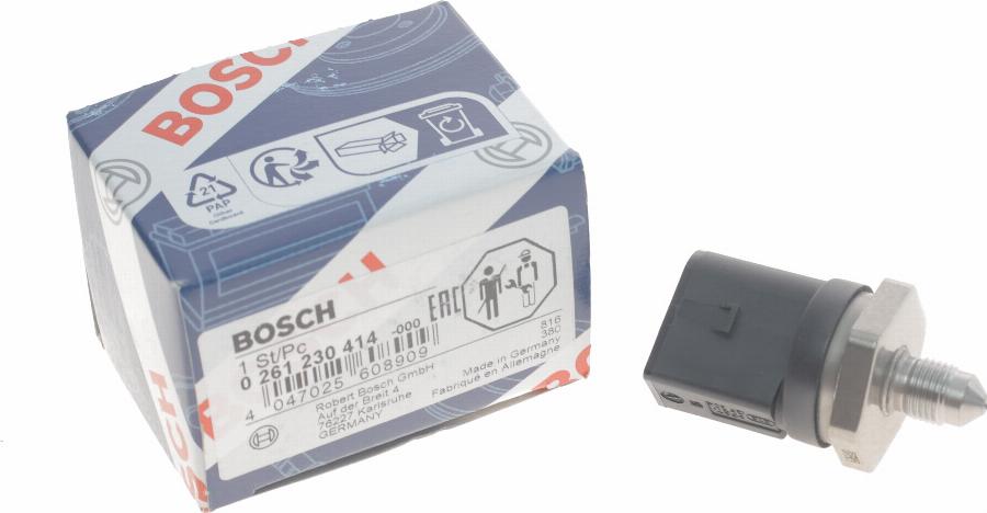 BOSCH 0 261 230 414 - Jutiklis, degalų slėgis onlydrive.pro