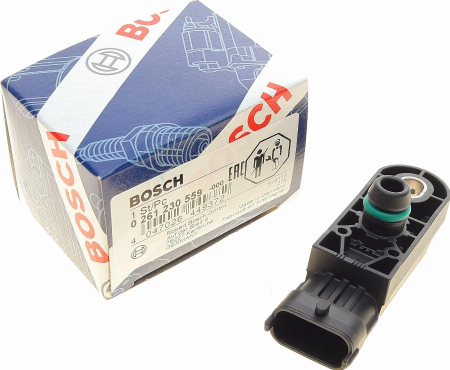 BOSCH 0 261 230 559 - Датчик, давление наддува onlydrive.pro