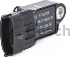 BOSCH 0 261 230 247 - Devējs, Pūtes spiediens onlydrive.pro