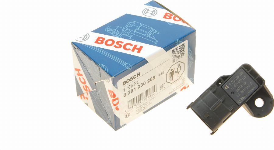 BOSCH 0 261 230 268 - Sensor, intake manifold pressure onlydrive.pro