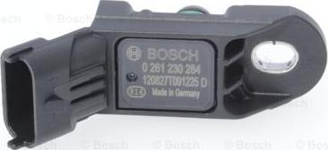 BOSCH 0 261 230 284 - Sensor, boost pressure onlydrive.pro